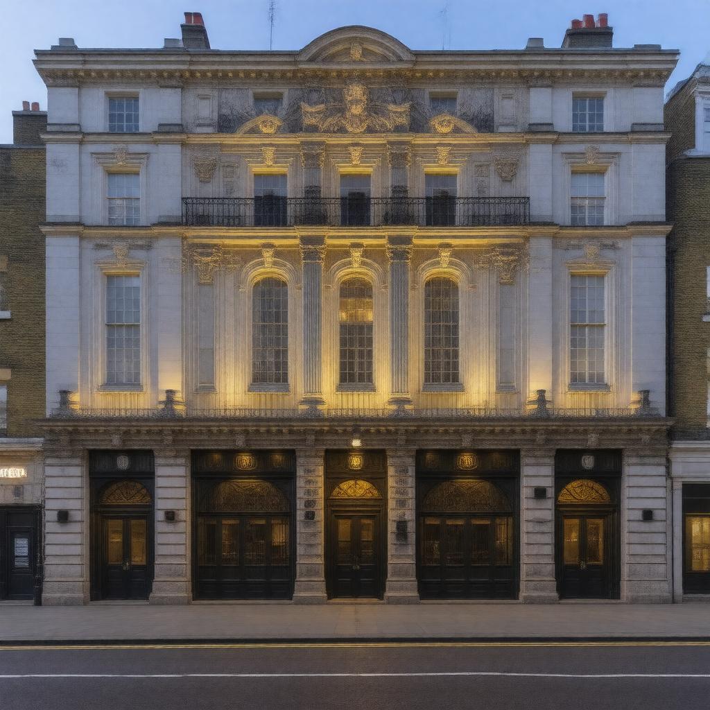 AI-created image of Theatre Royal Drury Lane