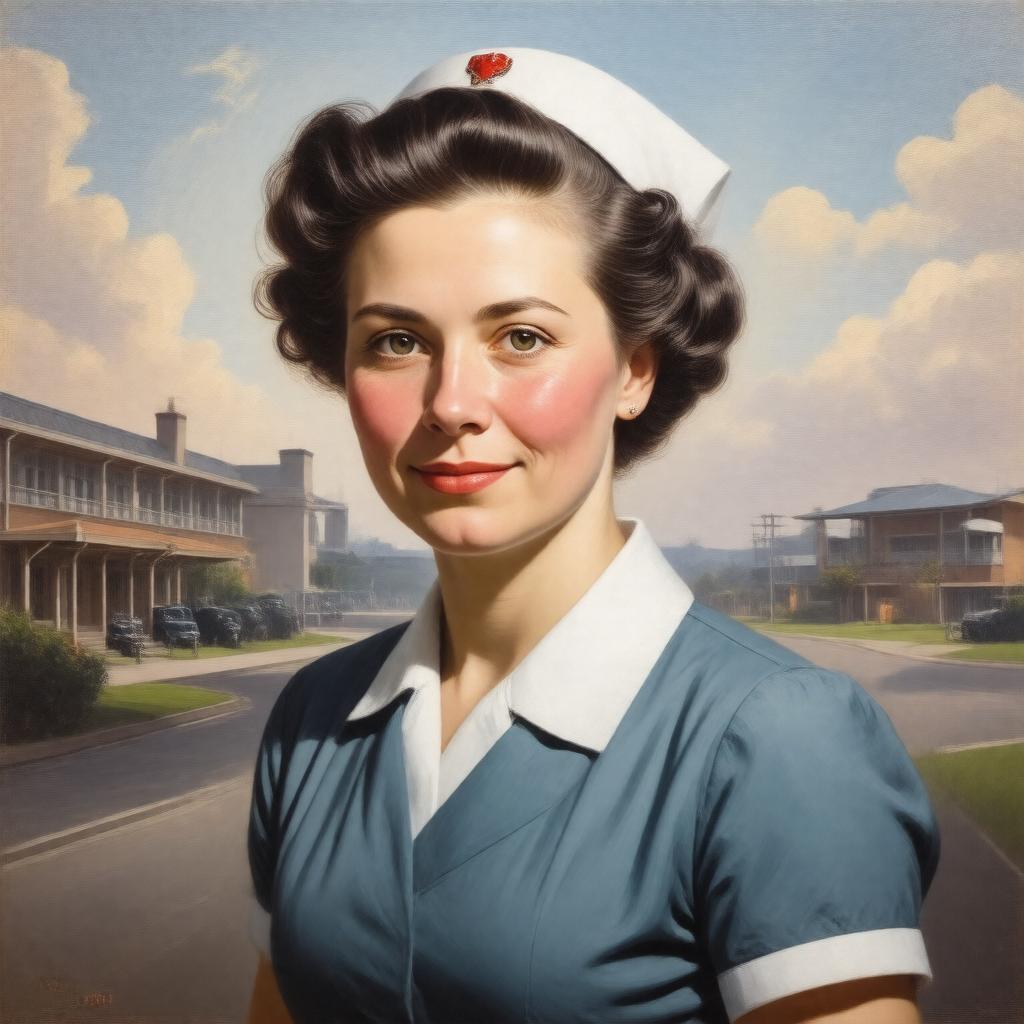 AI-created image of Thelma Besant