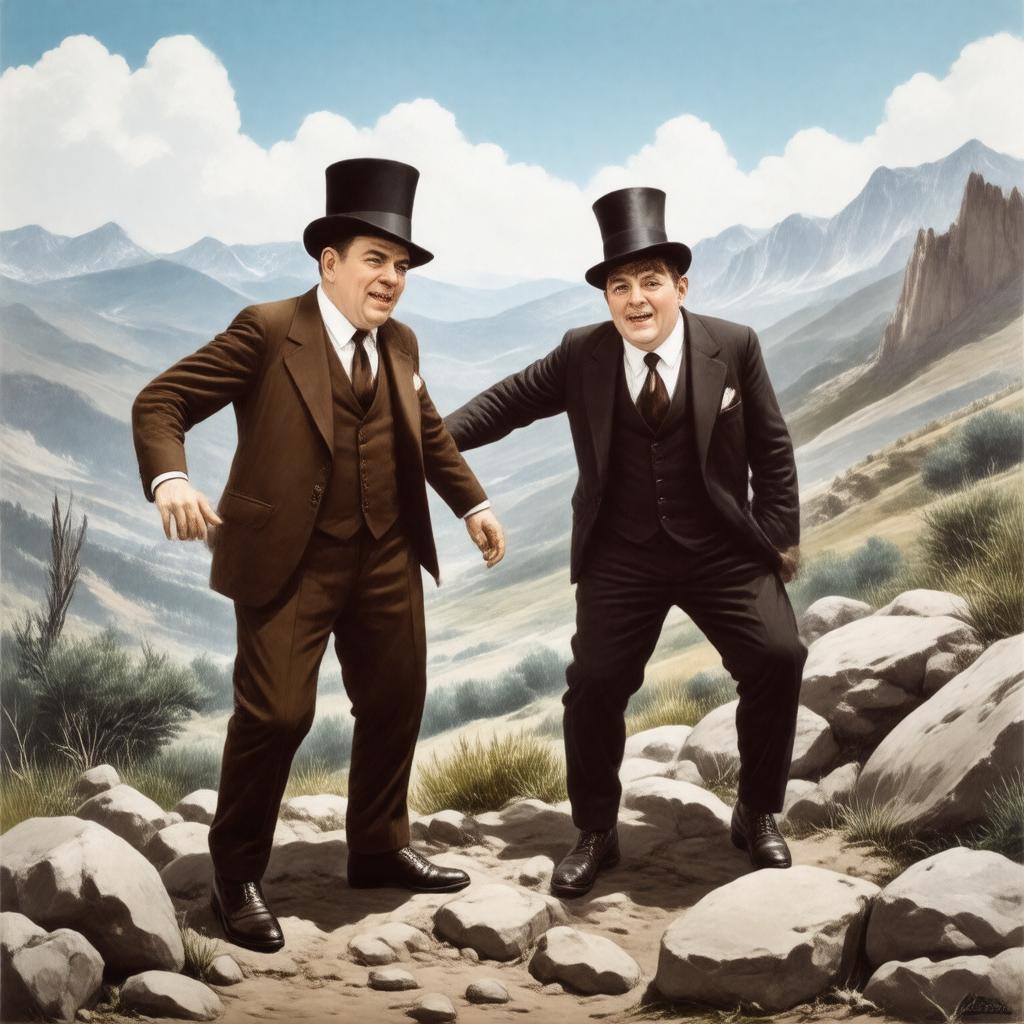 AI-created image of Them Thar Hills