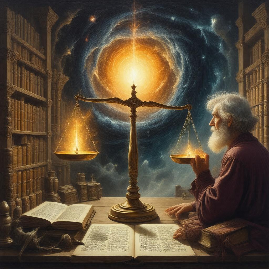 Click to view larger image AI-created image of Theodicy