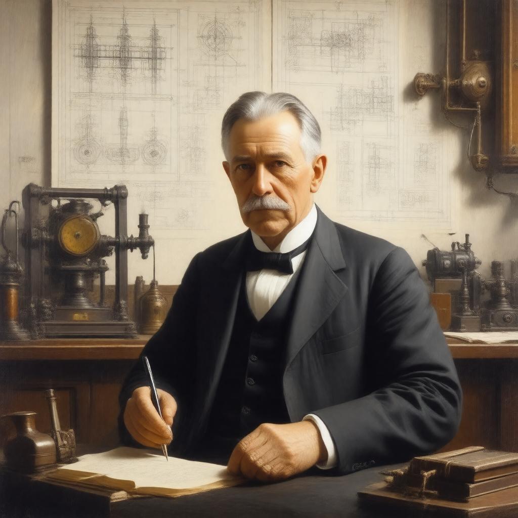 AI-created image of Theodore Miller Edison
