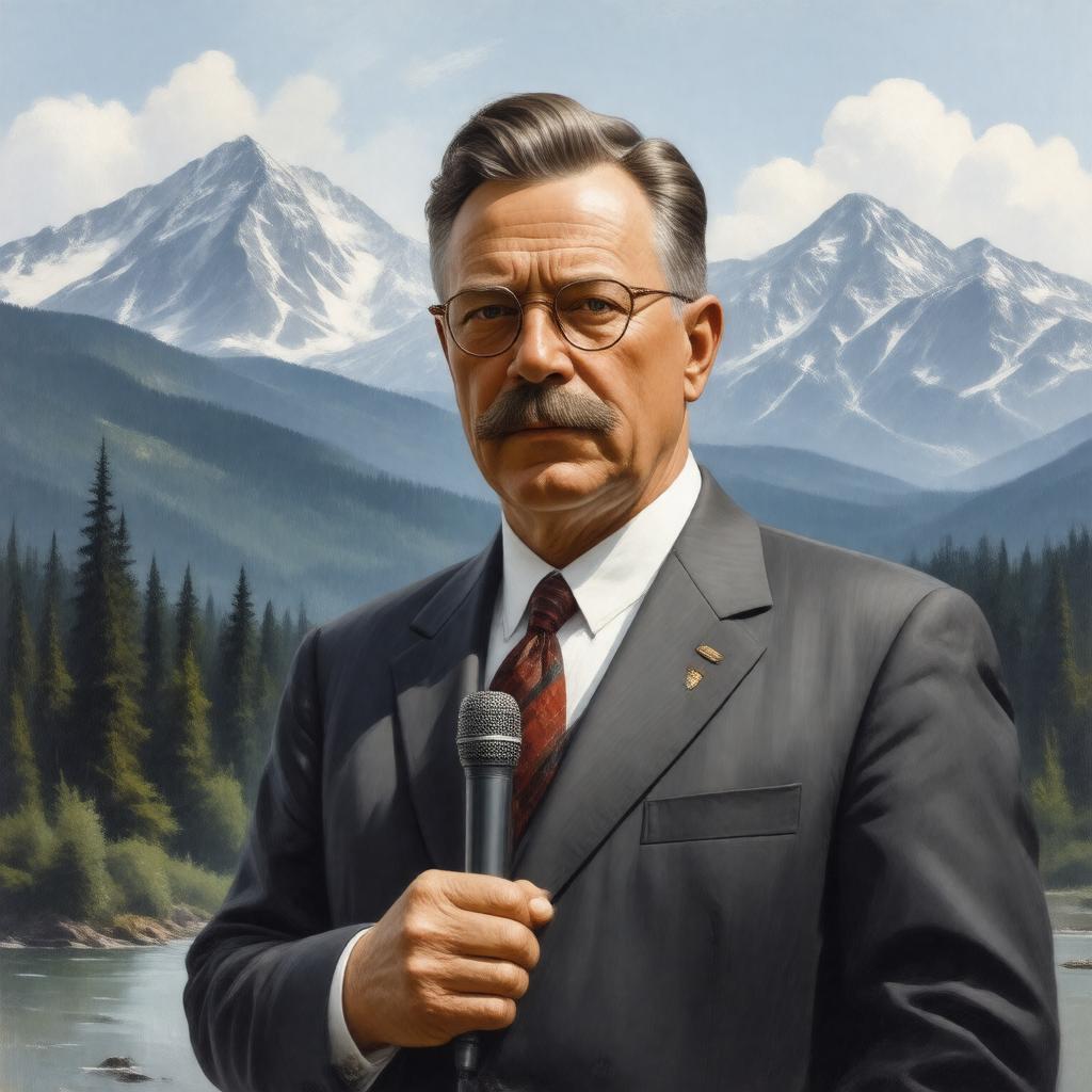 AI-created image of Theodore Roosevelt IV
