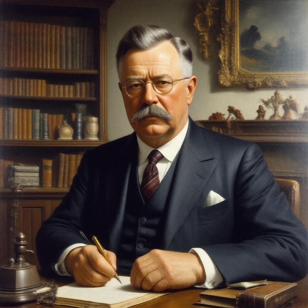 AI-created image of Theodore Roosevelt