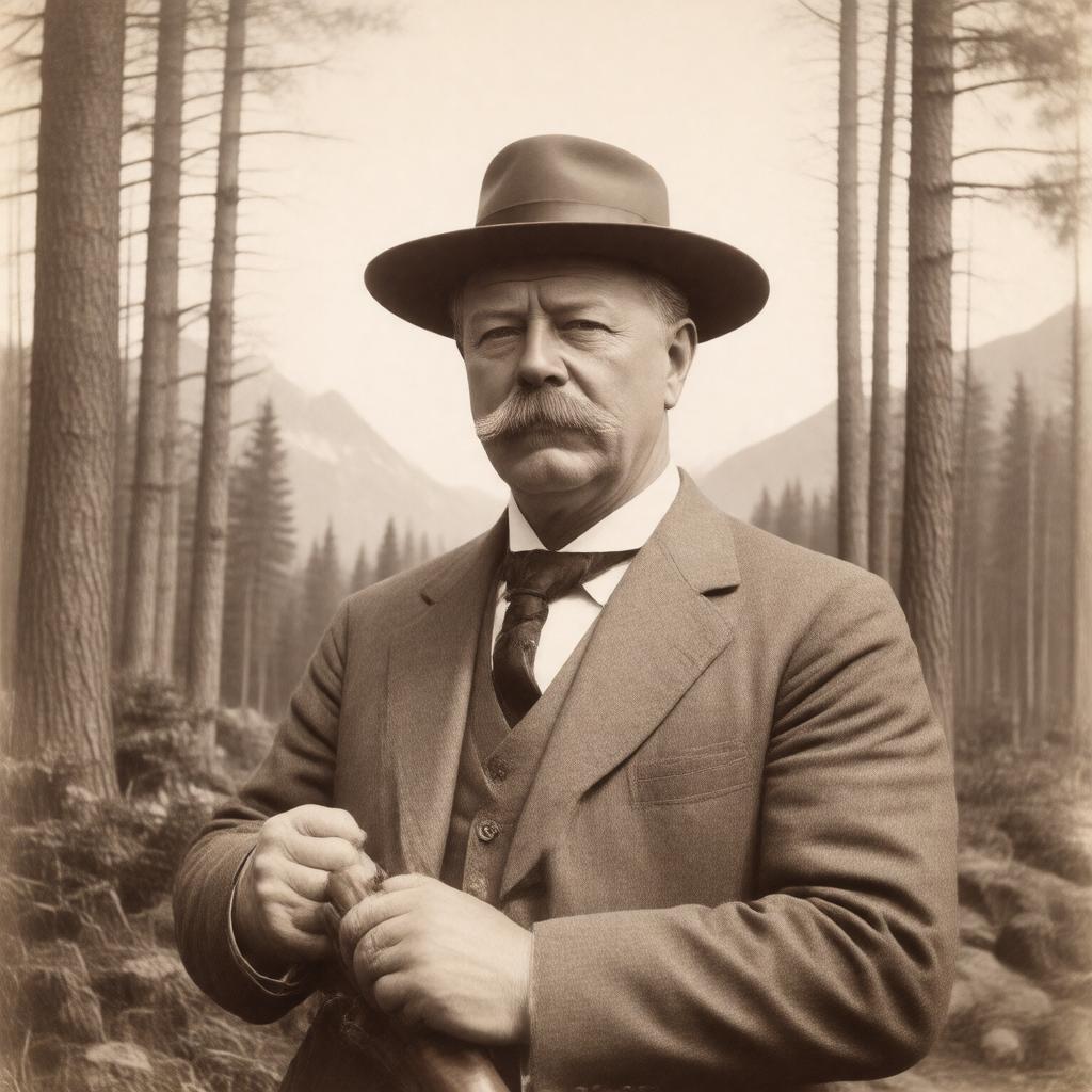 Click to view larger image AI-created image of Theodore Roosevelt (great-uncle)