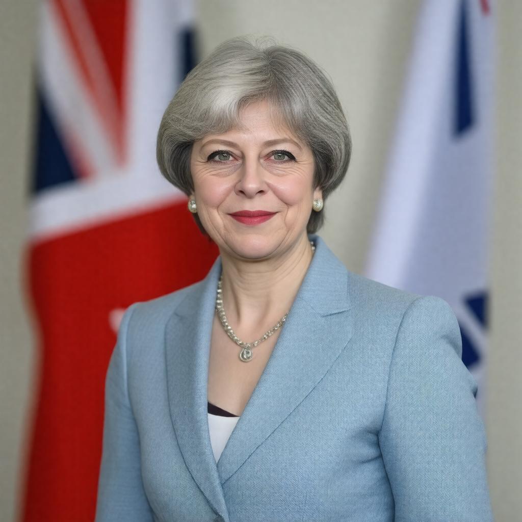 AI-created image of Theresa May