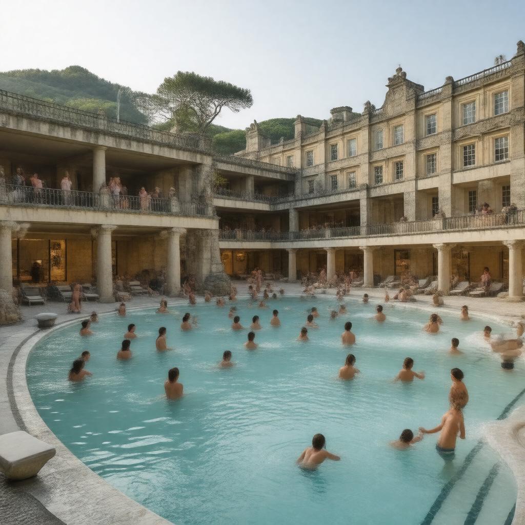 AI-created image of Thermae Bath Spa