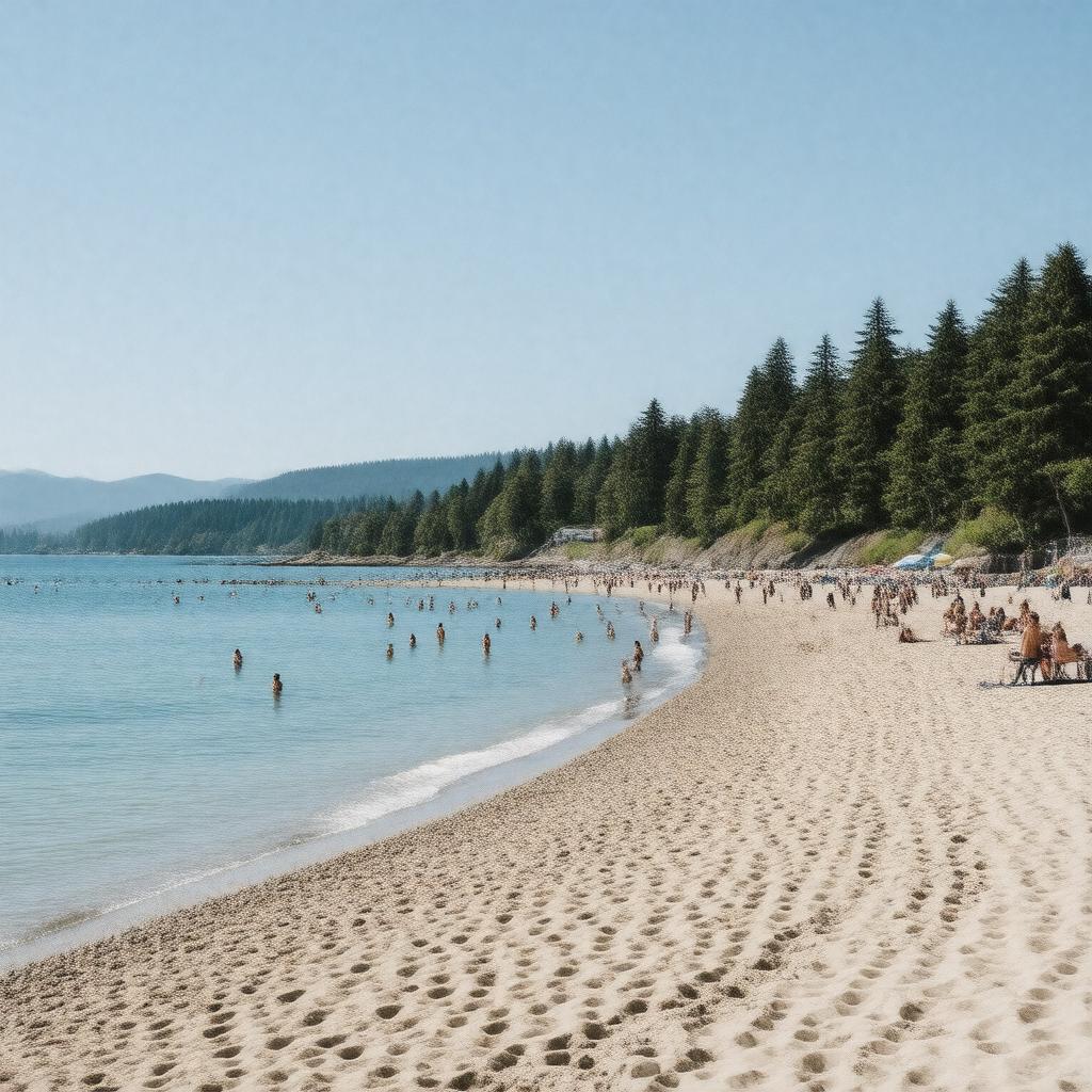 AI-created image of Third Beach