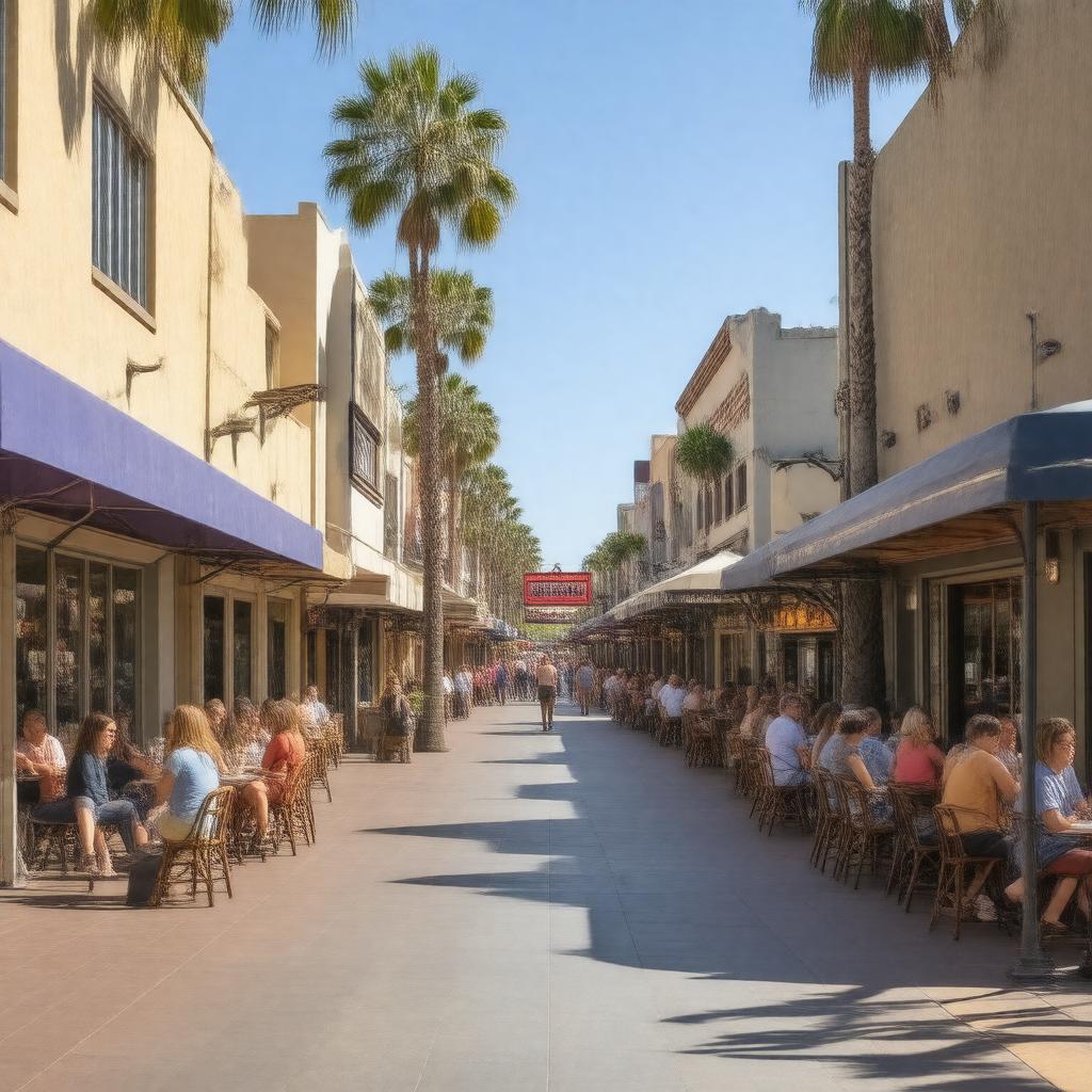 Click to view larger image AI-created image of Third Street Promenade
