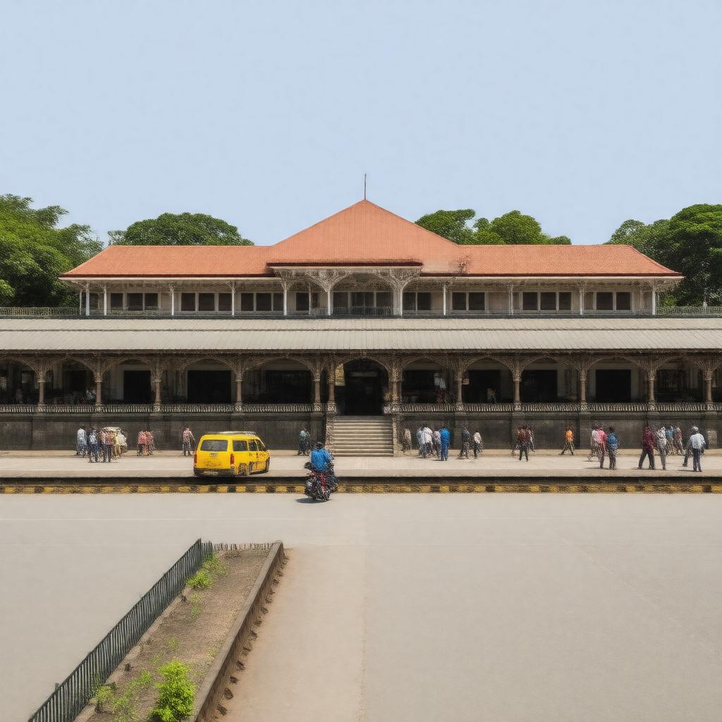 AI-created image of Thiruvananthapuram Central