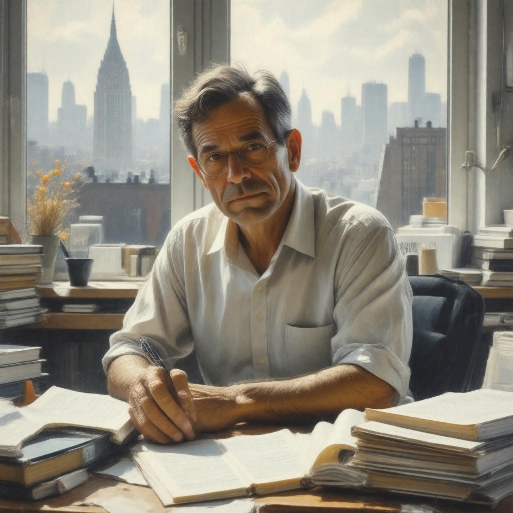 AI-created image of Thom Gunn