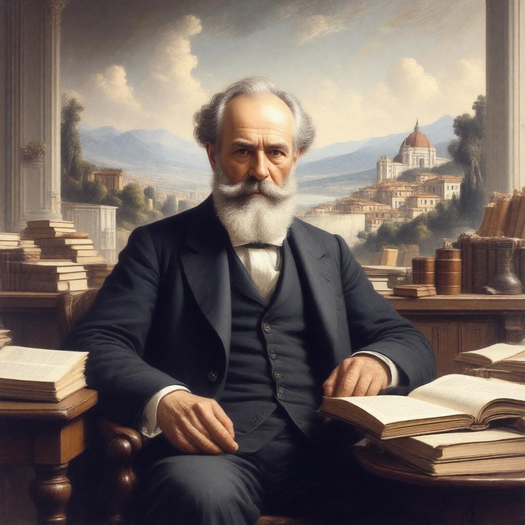 AI-created image of Thomas Adolphus Trollope