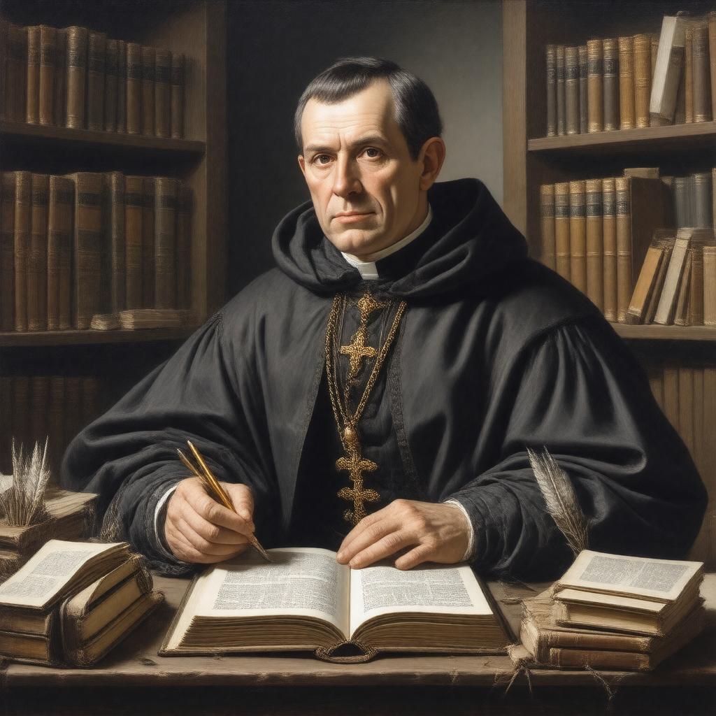 AI-created image of Thomas Aquinas