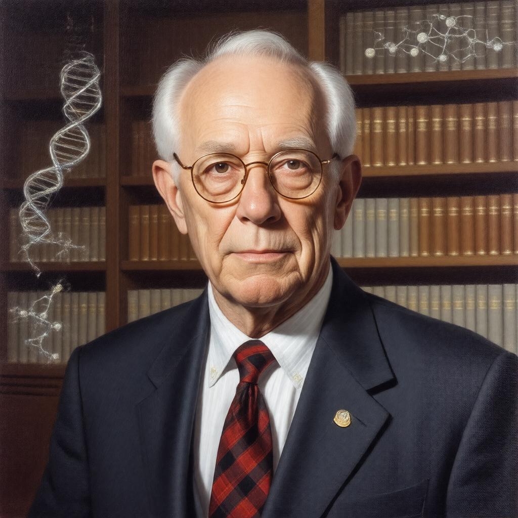 Click to view larger image AI-created image of Thomas B. Kornberg