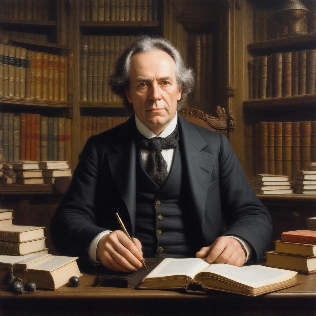 AI-created image of Thomas Babington Macaulay
