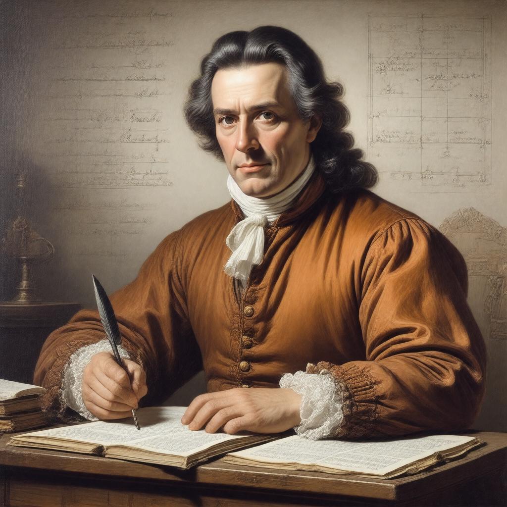 AI-created image of Thomas Bayes