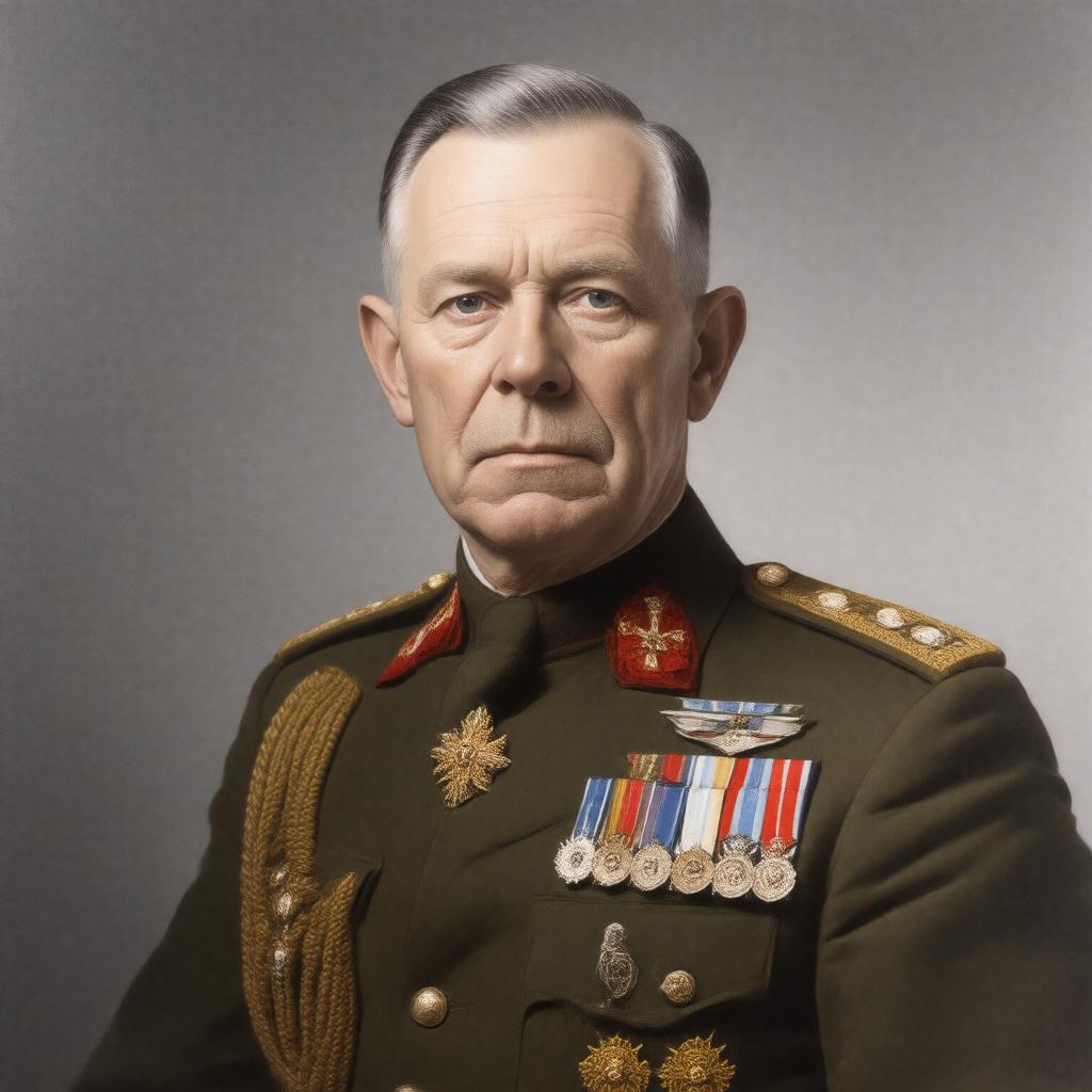 AI-created image of Thomas Blamey