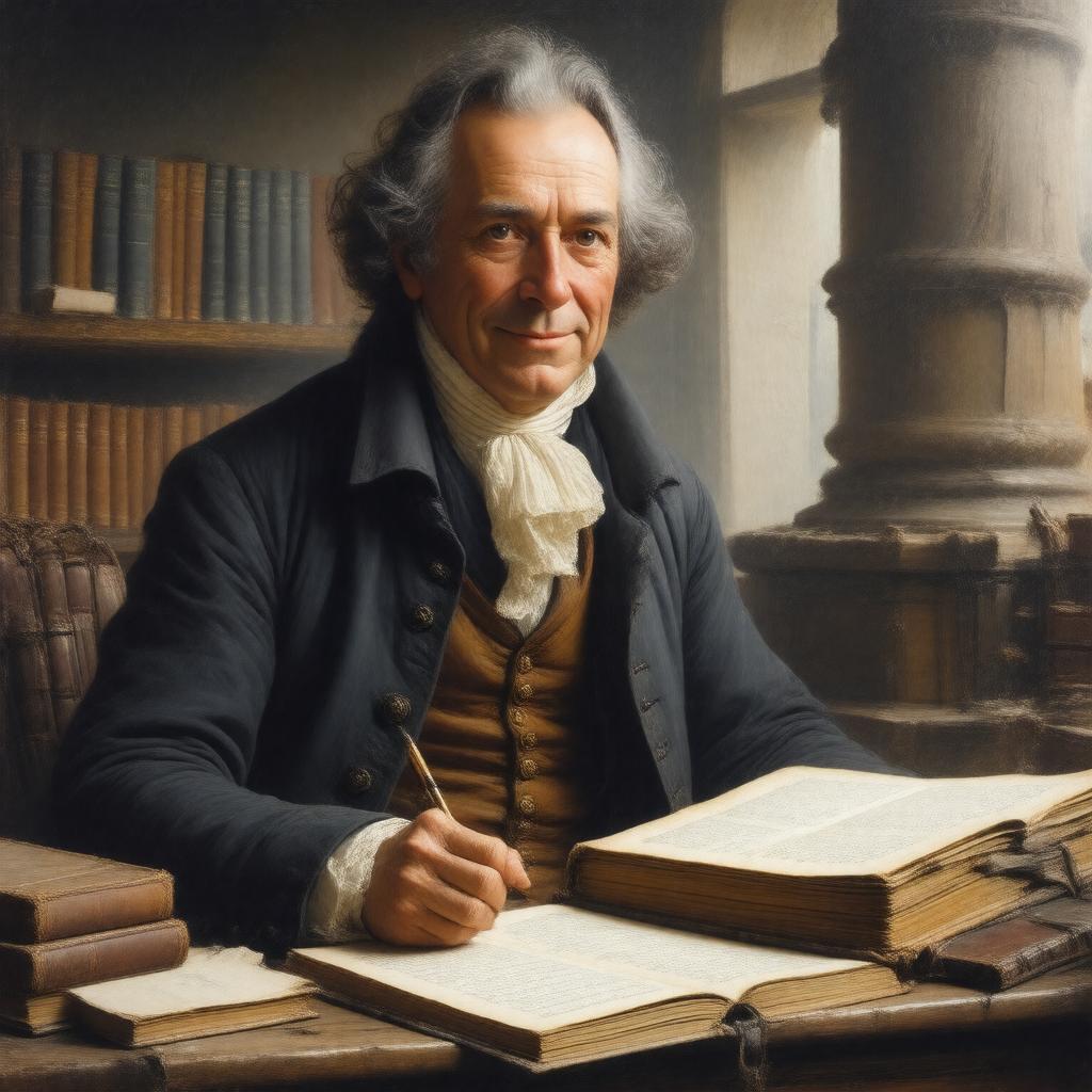 AI-created image of Thomas Blore