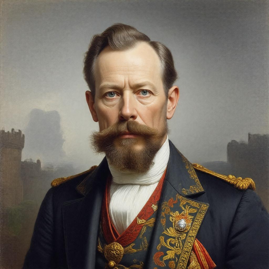 AI-created image of Thomas Bowes-Lyon