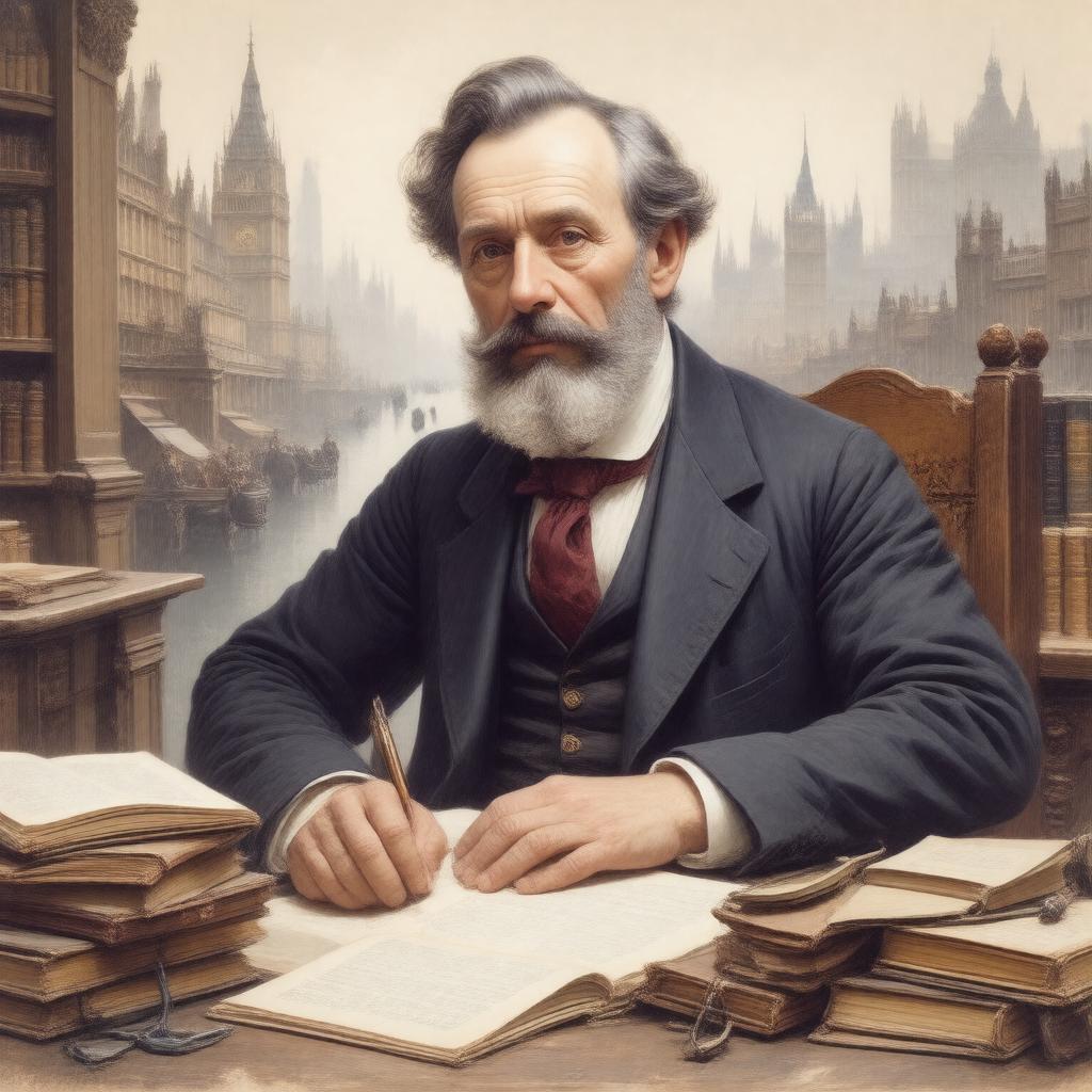 AI-created image of Thomas Cautley Newby