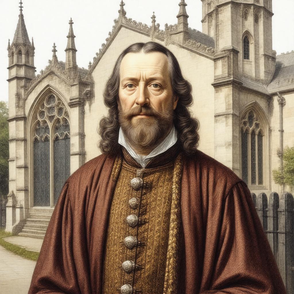 AI-created image of Thomas Chaucer