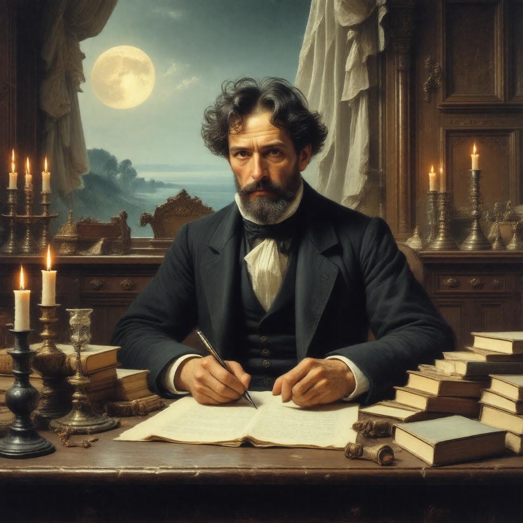 AI-created image of Thomas De Quincey