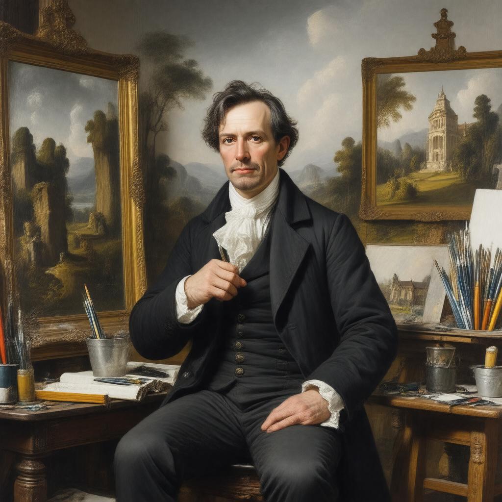 AI-created image of Thomas Girtin