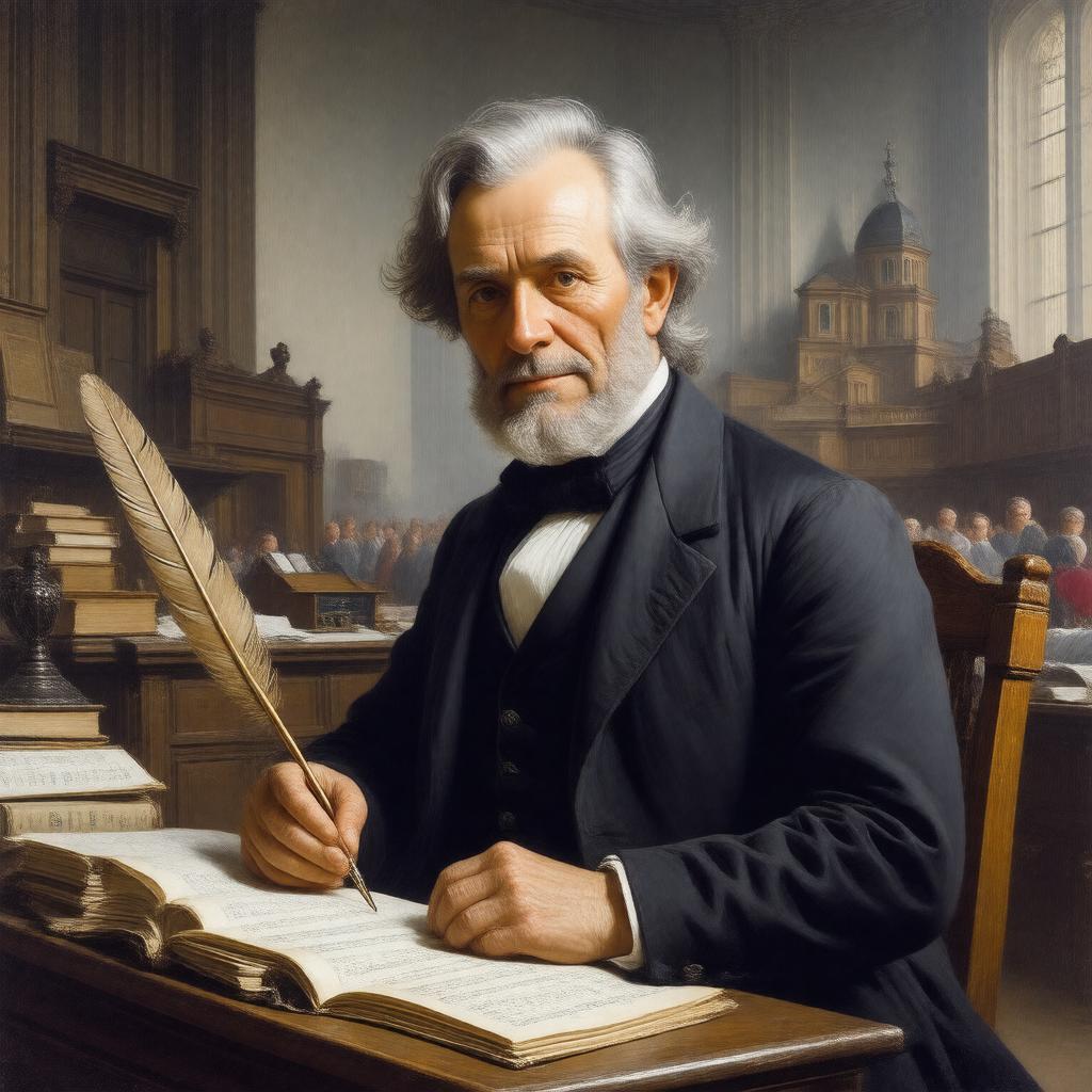 AI-created image of Thomas Hastings