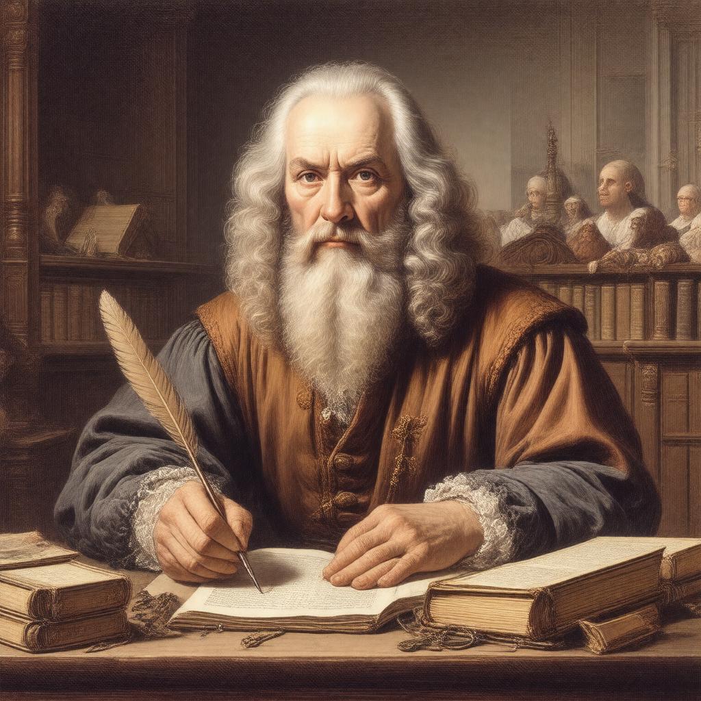 AI-created image of Thomas Hobbes