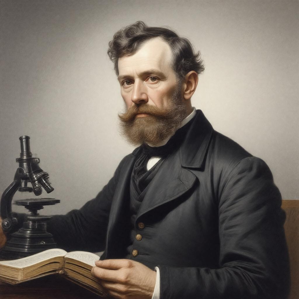 AI-created image of Thomas Hodgkin
