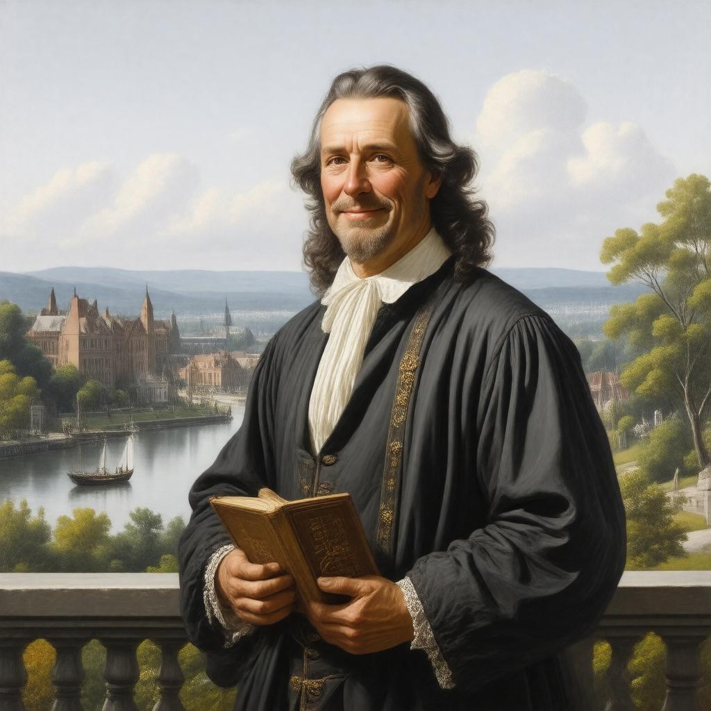 AI-created image of Thomas Hooker