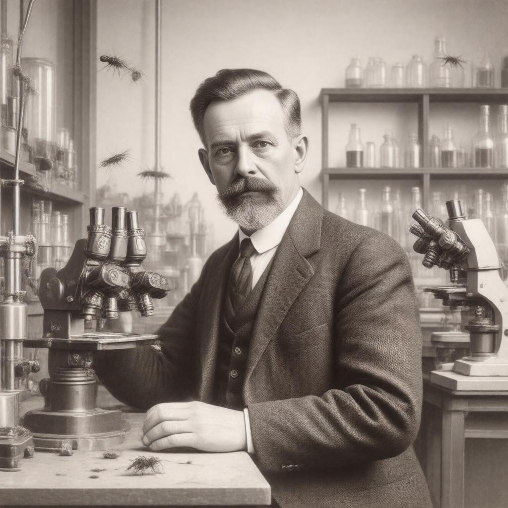 AI-created image of Thomas Hunt Morgan