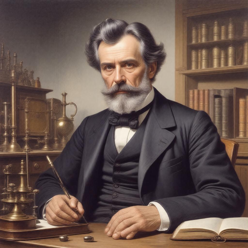 AI-created image of Thomas Huxley