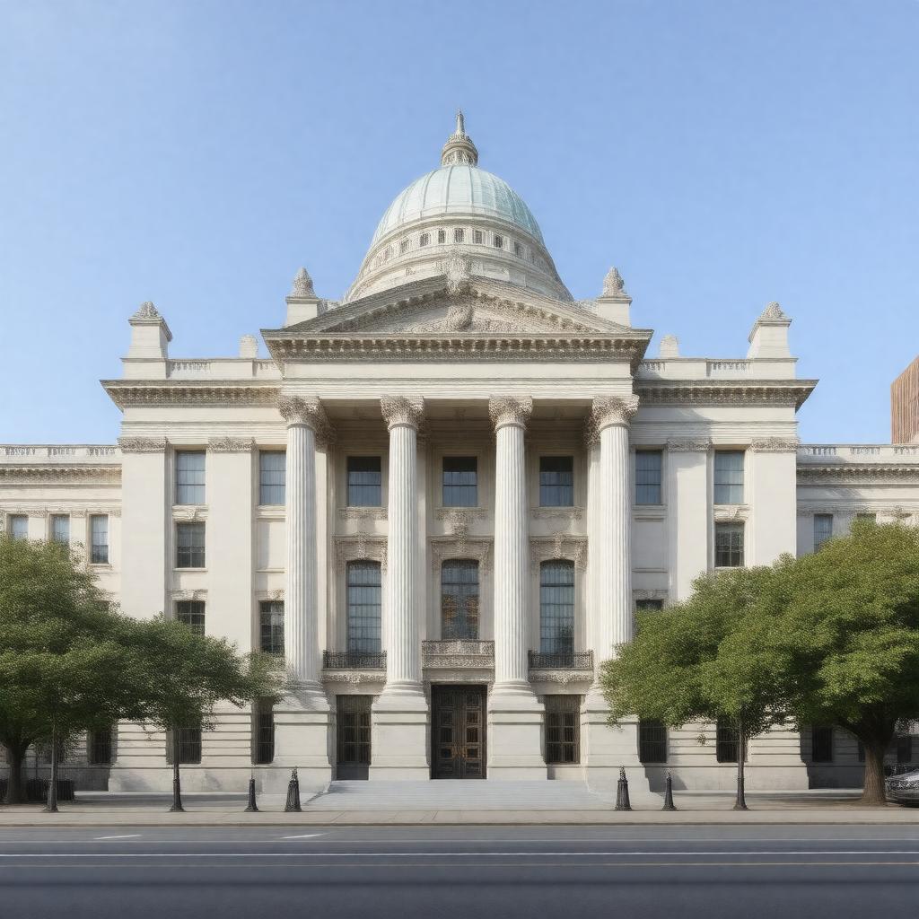 AI-created image of Thomas Jefferson Building