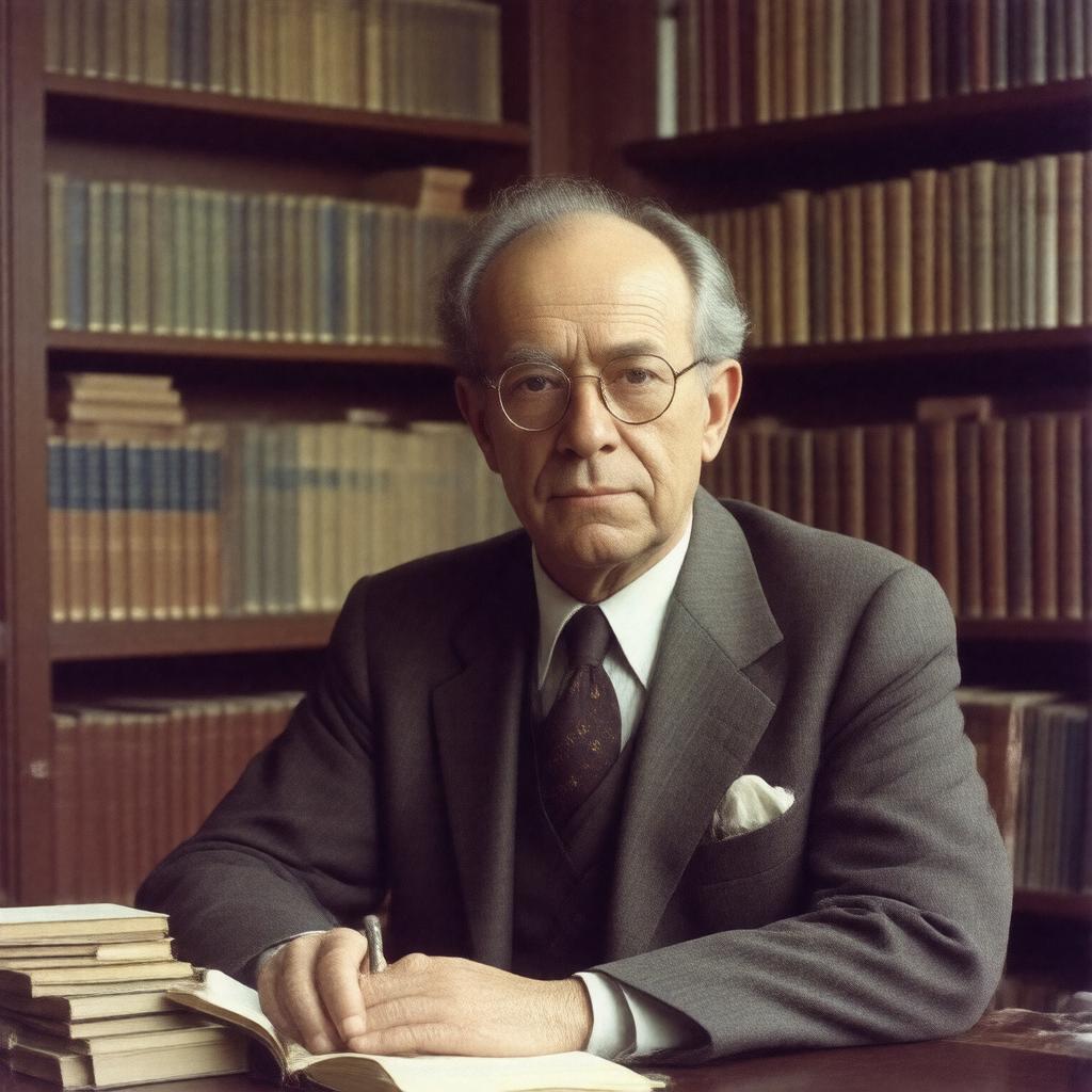 AI-created image of Thomas Kuhn