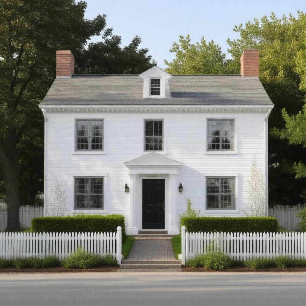 AI-created image of Thomas Macy House