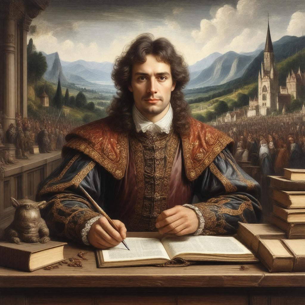Click to view larger image AI-created image of Thomas Malory