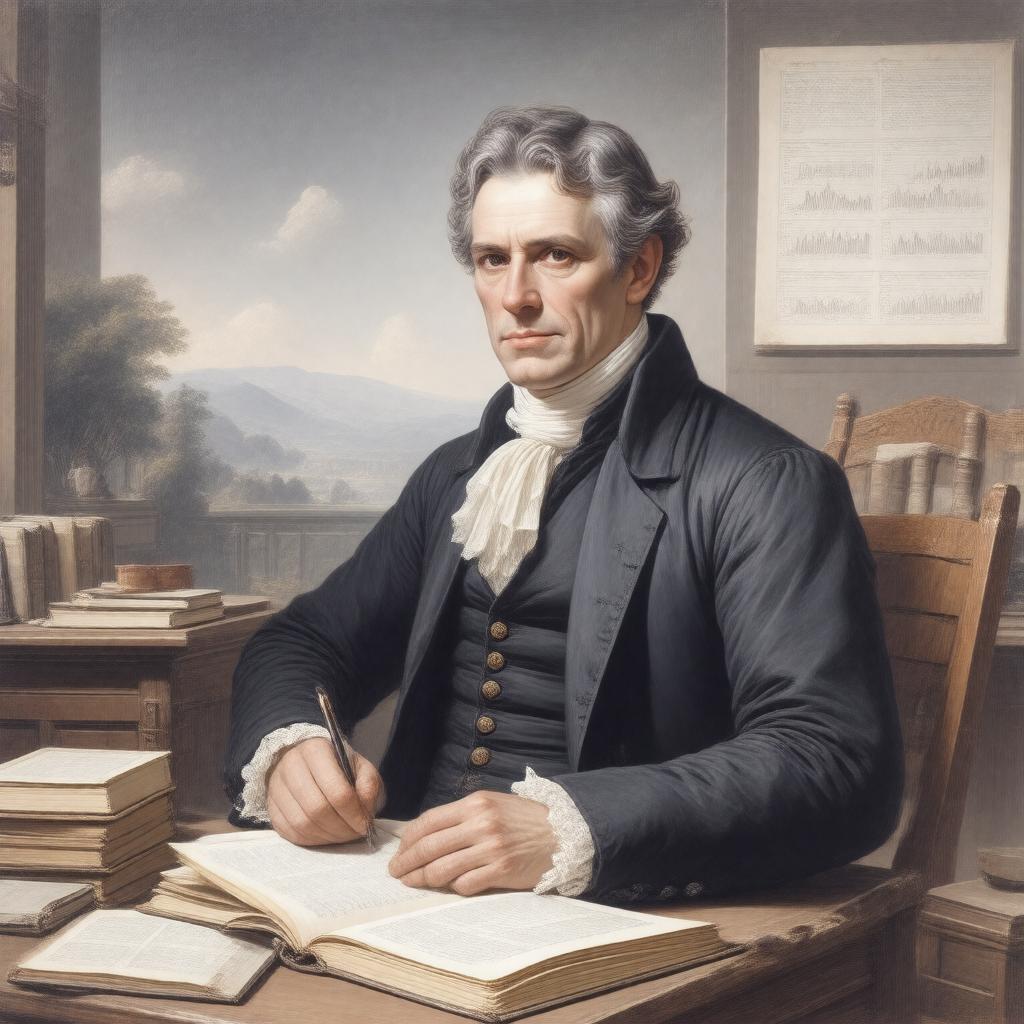 AI-created image of Thomas Malthus