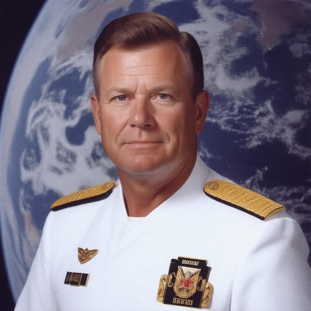 AI-created image of Thomas Mattingly