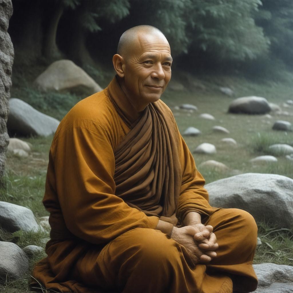 AI-created image of Thomas Merton