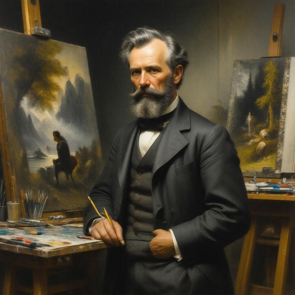 AI-created image of Thomas Moran