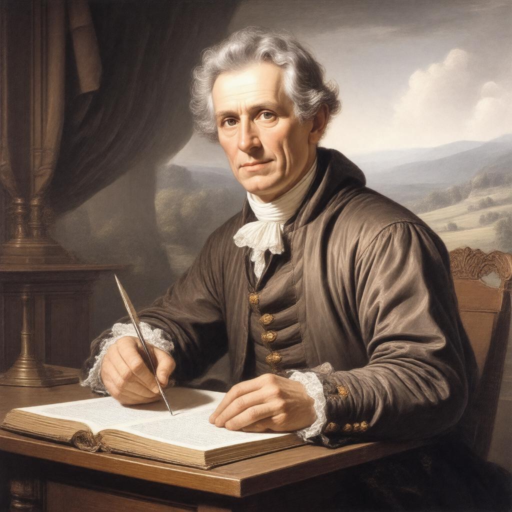 AI-created image of Thomas Robert Malthus