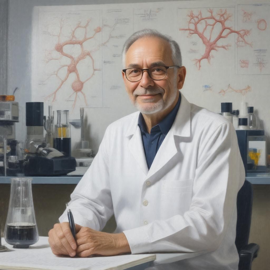 AI-created image of Thomas Südhof