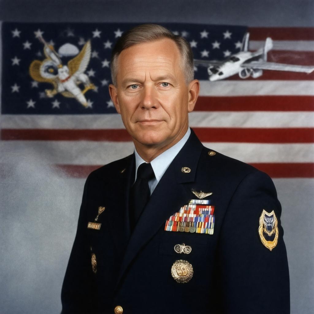 AI-created image of Thomas Stafford