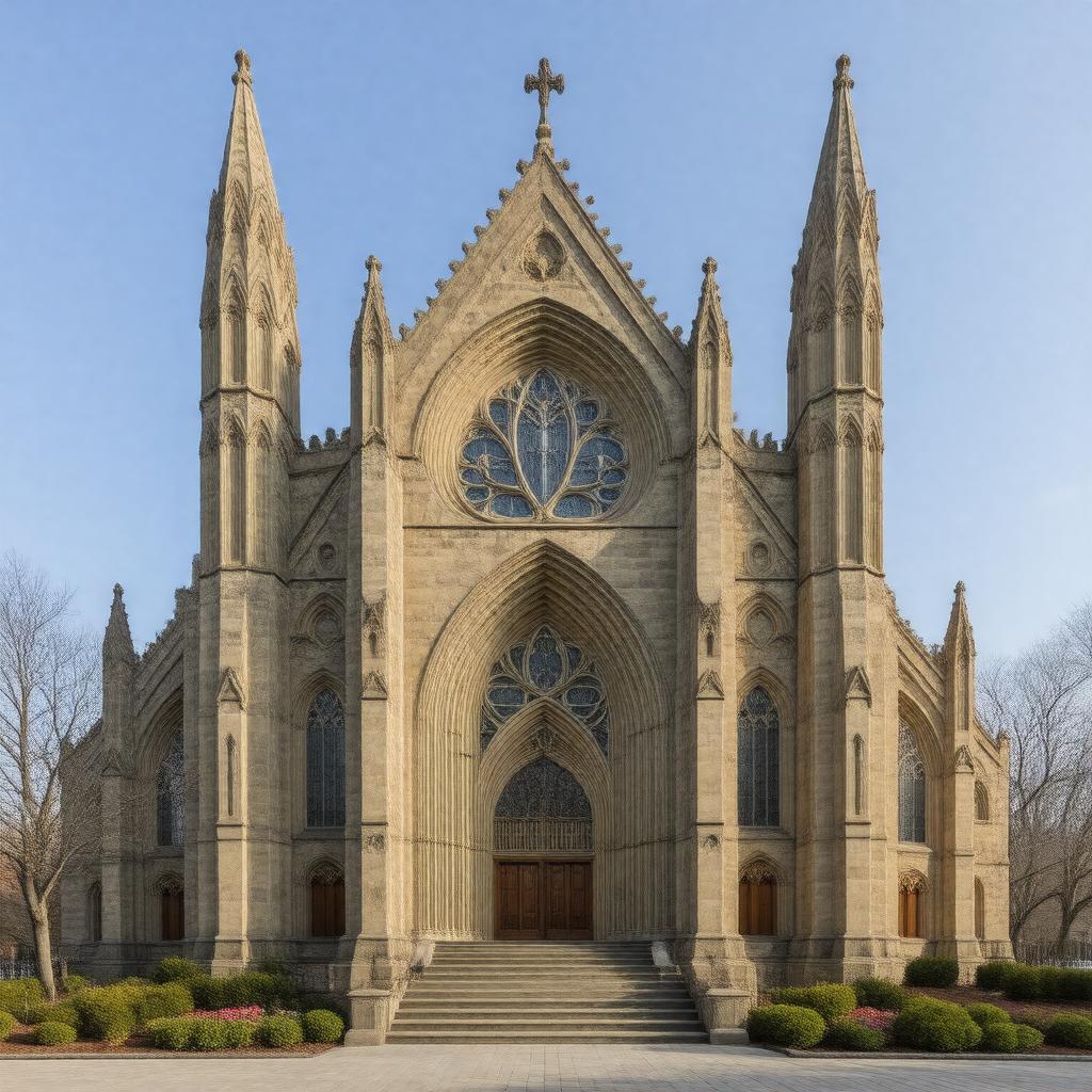 Click to view larger image AI-created image of Thompson Memorial Chapel