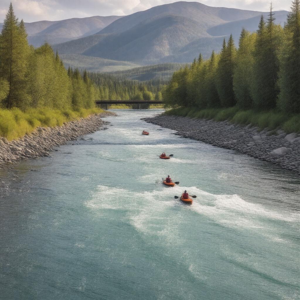 AI-created image of Thompson River