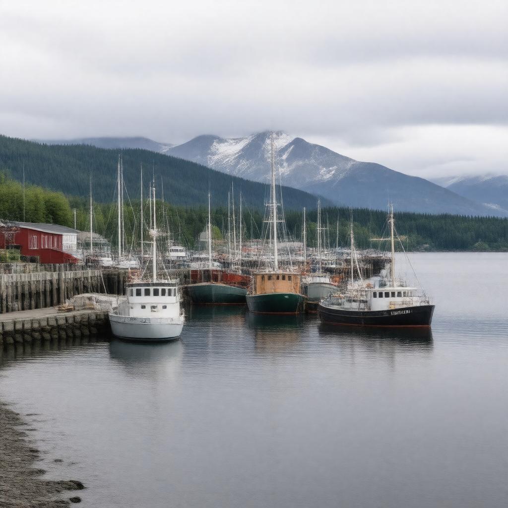 AI-created image of Thomsen Harbor