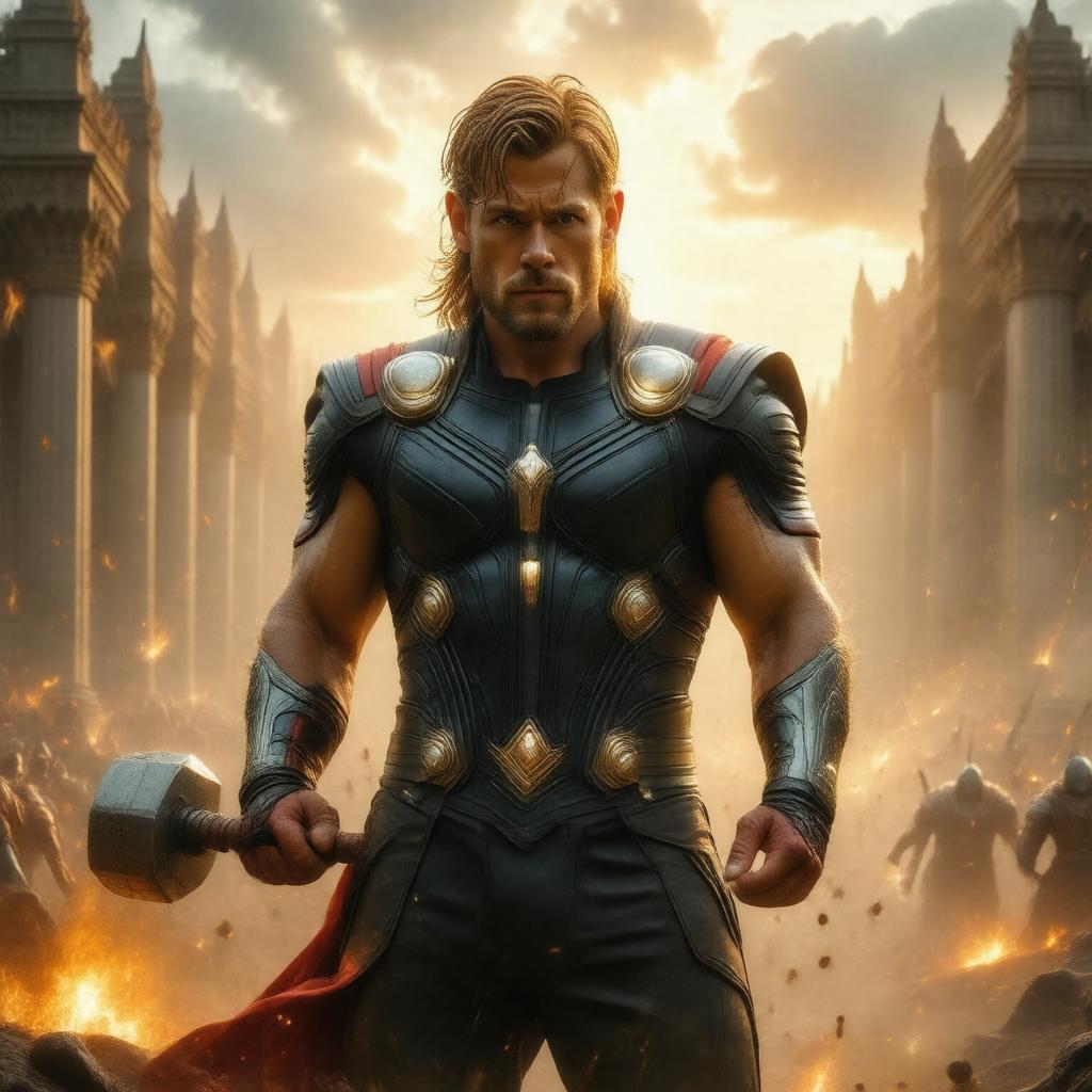 AI-created image of Thor (2011 film)