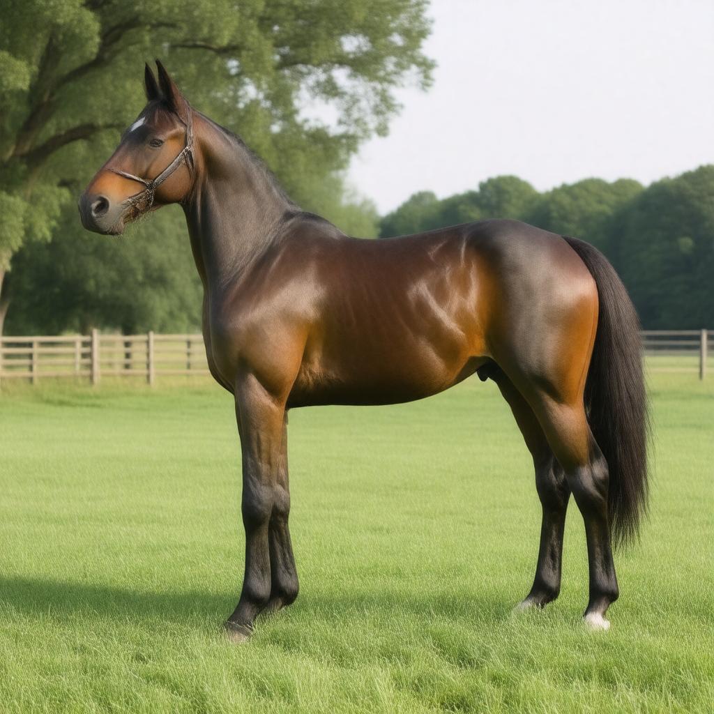 AI-created image of Thoroughbred