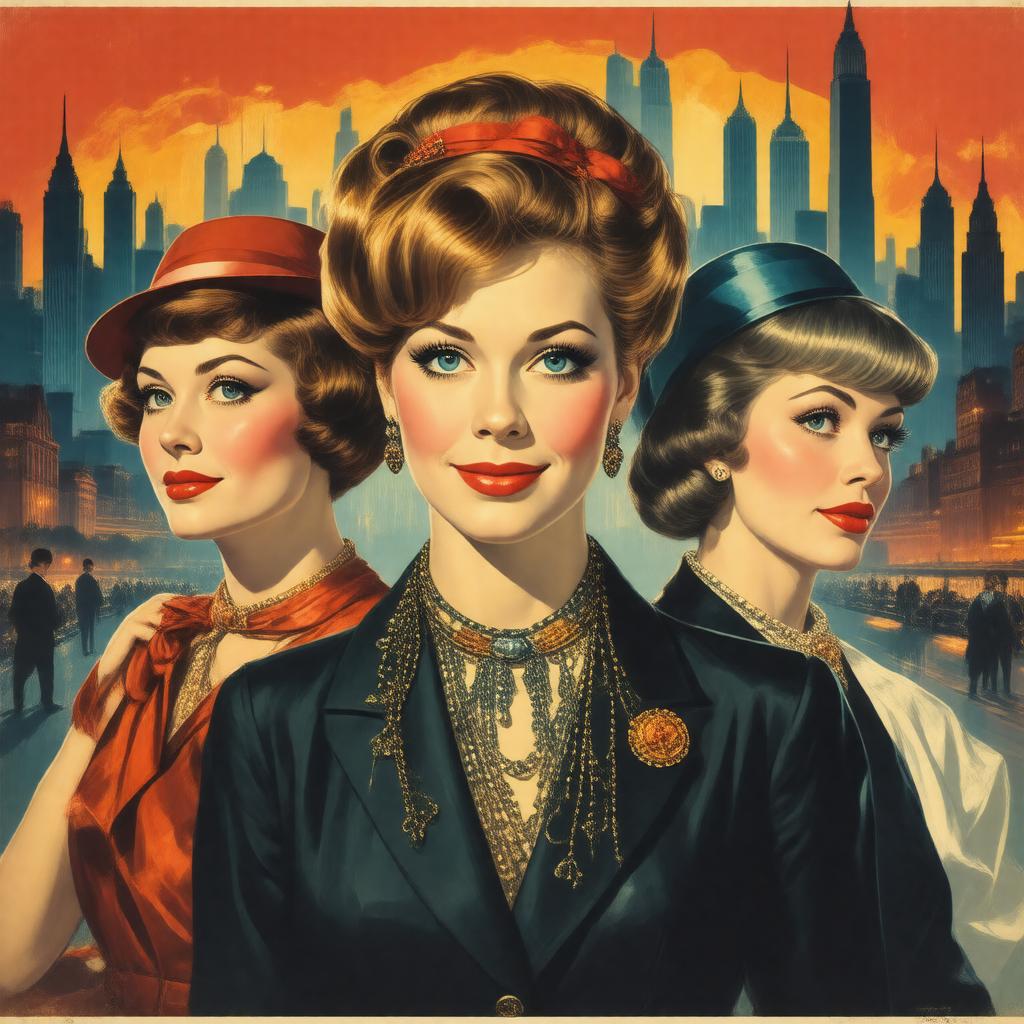 AI-created image of Thoroughly Modern Millie