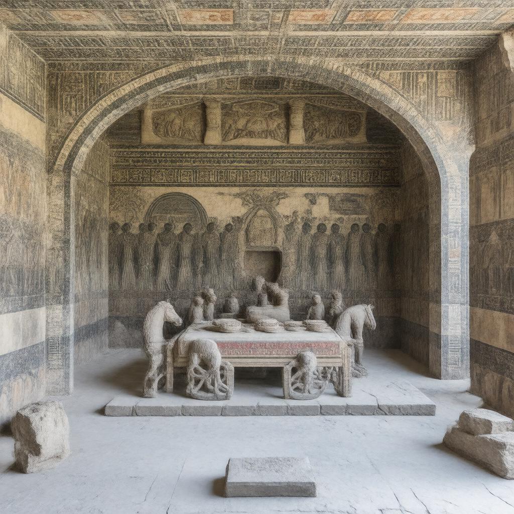 AI-created image of Thracian Tomb of Kazanlak